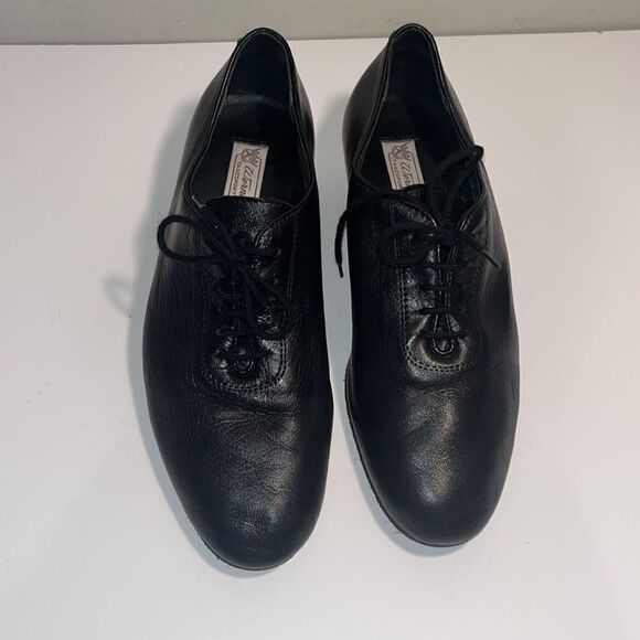 Vintage Werner Kern black soft supple leather 1.5” dance shoes - Picture 1 of 5
